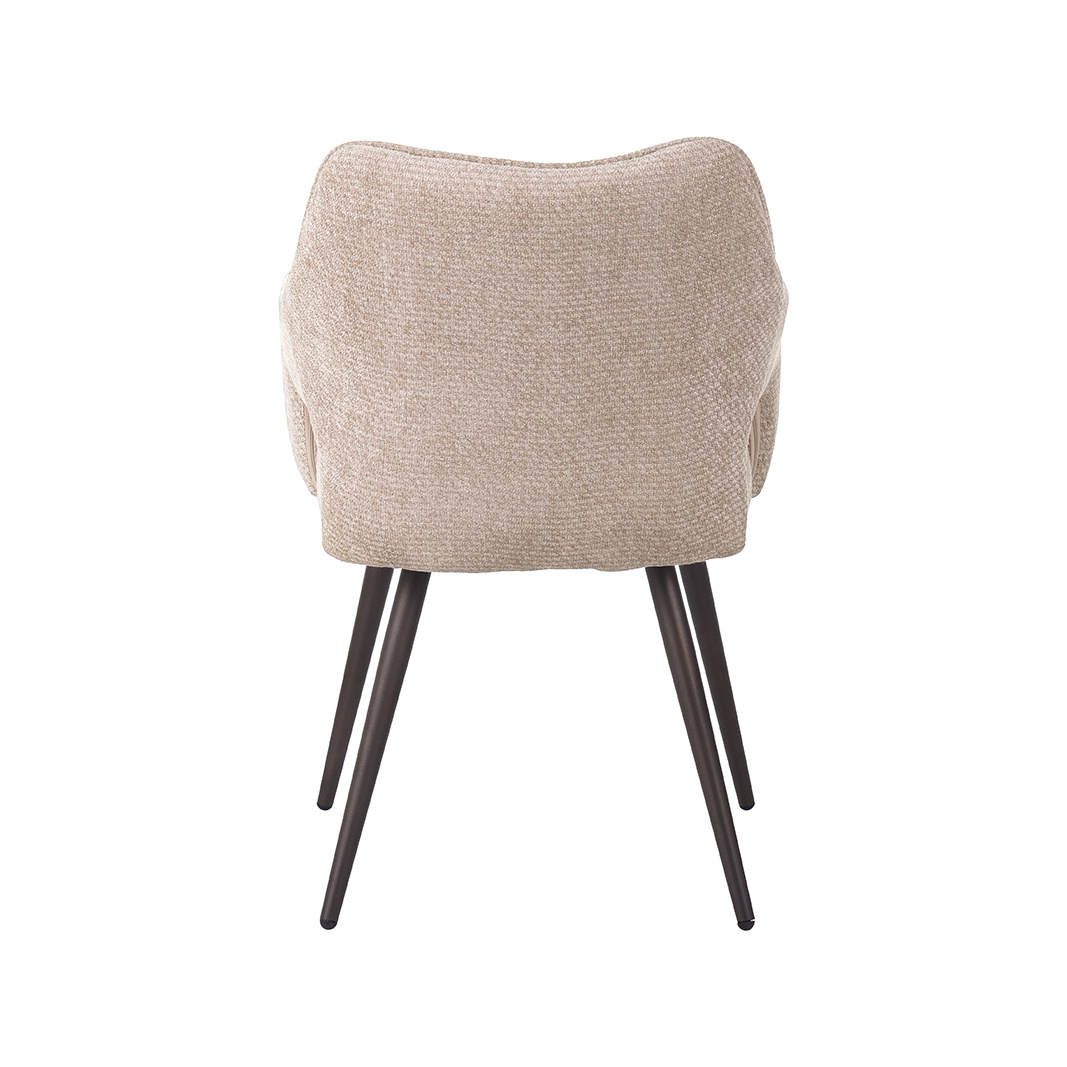 LABEL51 Eetkamerstoel Stan - Clay - 51x81x59 cm - Set van 2