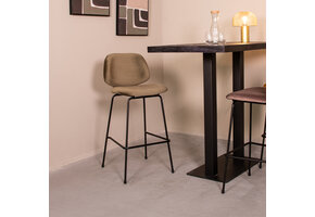 LABEL51 - Barstoel Bello - Hunter - 53x46x105cm - Set van 2