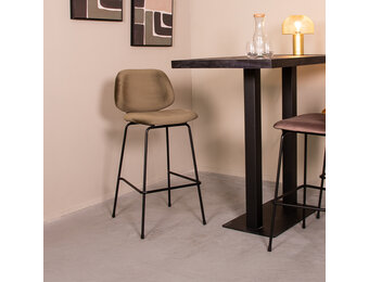 LABEL51 Barkruk Bello - Hunter - 46x53x105 cm