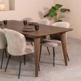 LABEL51 - Eetkamertafel Fly - Bruin - 90x160x76cm