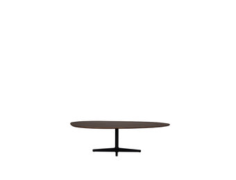 LABEL51 Eetkamertafel Rosie - Espresso - Organisch - 180x100x76 cm