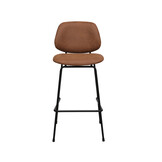 LABEL51 - Barstoel Bello - Bruin - 53x46x105cm - Set van 2