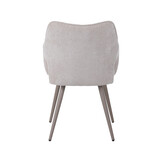 LABEL51 - Eetkamerstoel Stan - Beige - 59x60x81cm - Set van 2