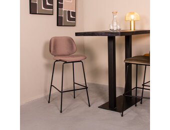 LABEL51 Barkruk Bello - Taupe - 46x53x105 cm