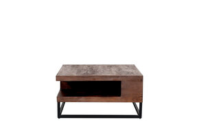 LABEL51 - Salontafel Cube - Bruin - 80x80x40cm