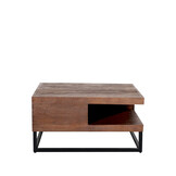 LABEL51 Salontafel Cube - Nature Smooth - 80x80x40 cm