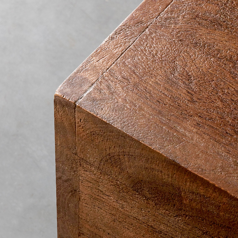 LABEL51 - Salontafel Cube - Bruin - 80x80x40cm