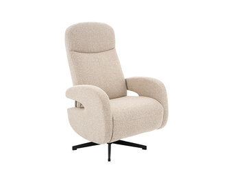 LABEL51 Fauteuil Esjberg - Naturel - Manueel Verstelbaar - 68x84x114 cm