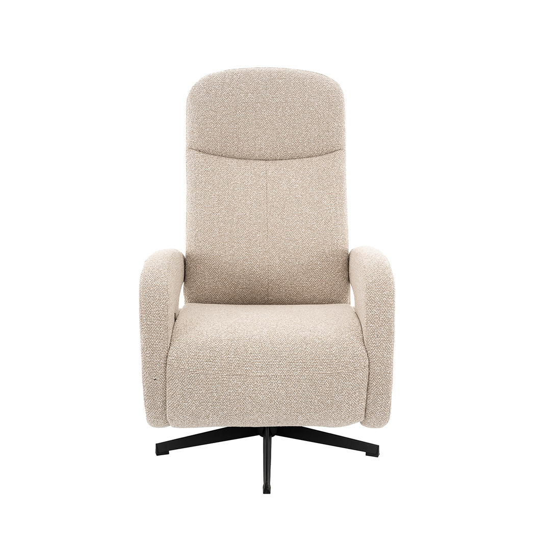 LABEL51 Fauteuil Esjberg - Naturel - Manueel Verstelbaar - 68x84x114 cm
