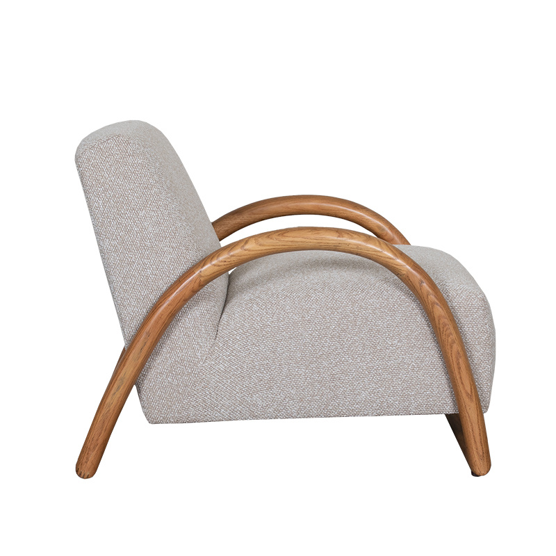 LABEL51 - Fauteuil Viggo - Beige - 90x70x74cm