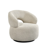 LABEL51 - Fauteuil Nusenna - Beige - 81x82x73cm