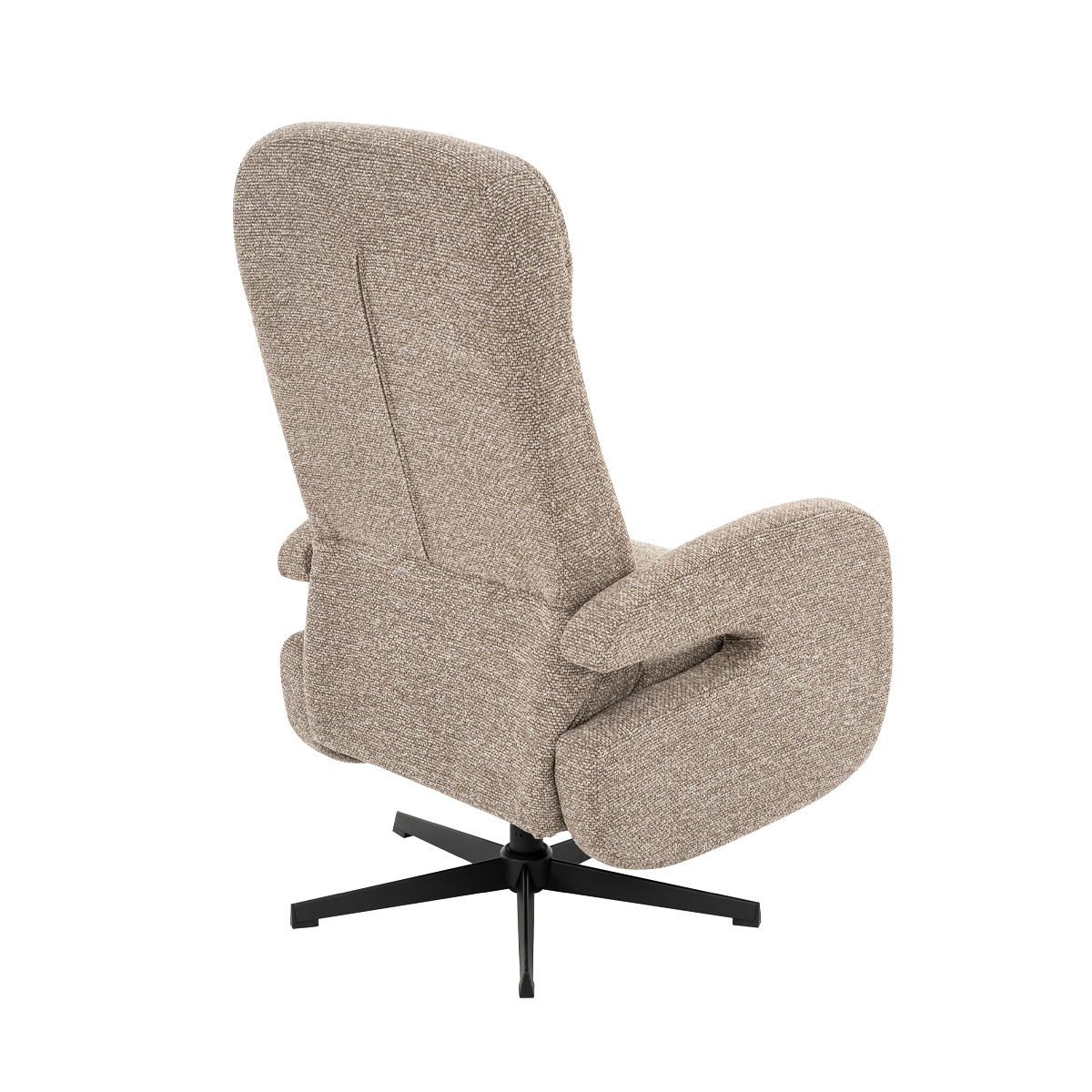 LABEL51 Fauteuil Esbjerg - Mushroom - Manueel Verstelbaar - 68x84x114 cm