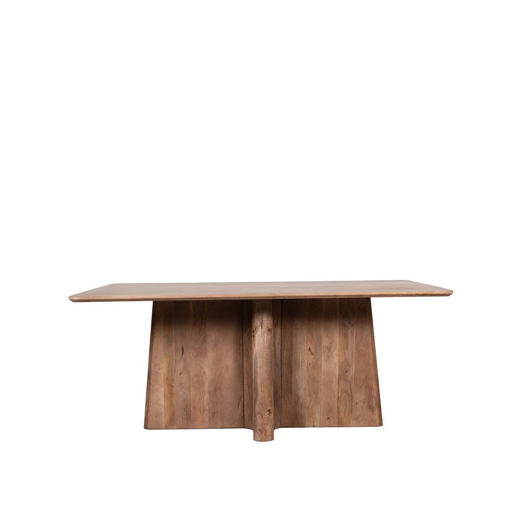 LABEL51 - Eetkamertafel Scott - Bruin - 100x200x76cm