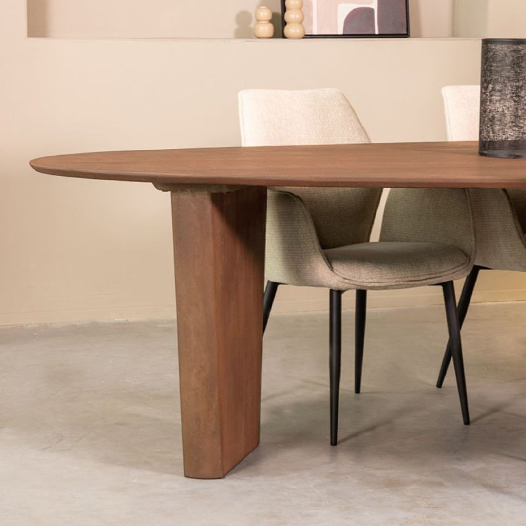 LABEL51 - Eetkamertafel Wow - Bruin - 240x110x75cm