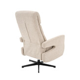 LABEL51 Fauteuil Copenhagen - Naturel - Manueel Verstelbaar - 72x88x115 cm