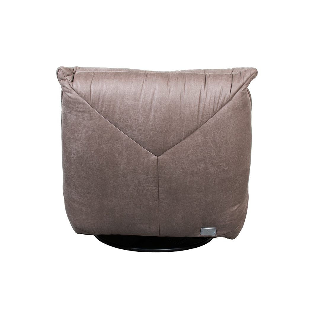 LABEL51 Fauteuil Powernap Station - Taupe - 90x110x95 cm