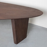 LABEL51 - Eetkamertafel Wow - Bruin - 240x110x75cm