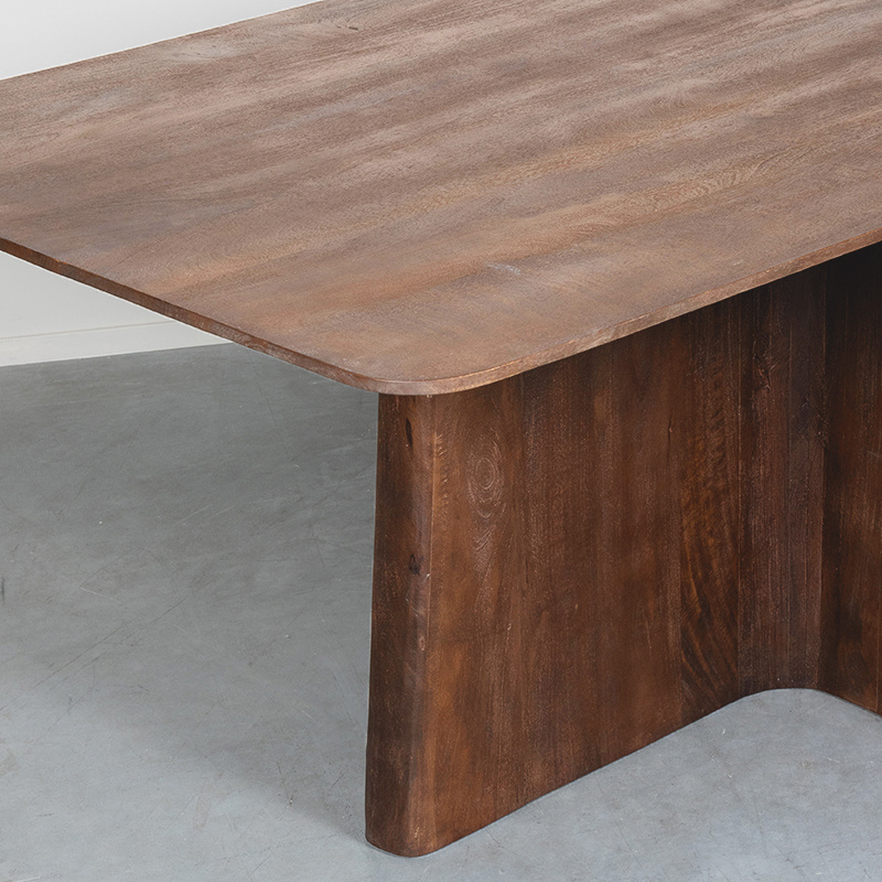 LABEL51 - Eetkamertafel Scott - Bruin - 100x230x76cm