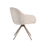 LABEL51 Eetkamerstoel Fiby - Naturel - 60x80x62 cm - Set van 2