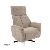 LABEL51 Fauteuil Helsinki - Mushroom - Manueel Verstelbaar - 73x86x114 cm