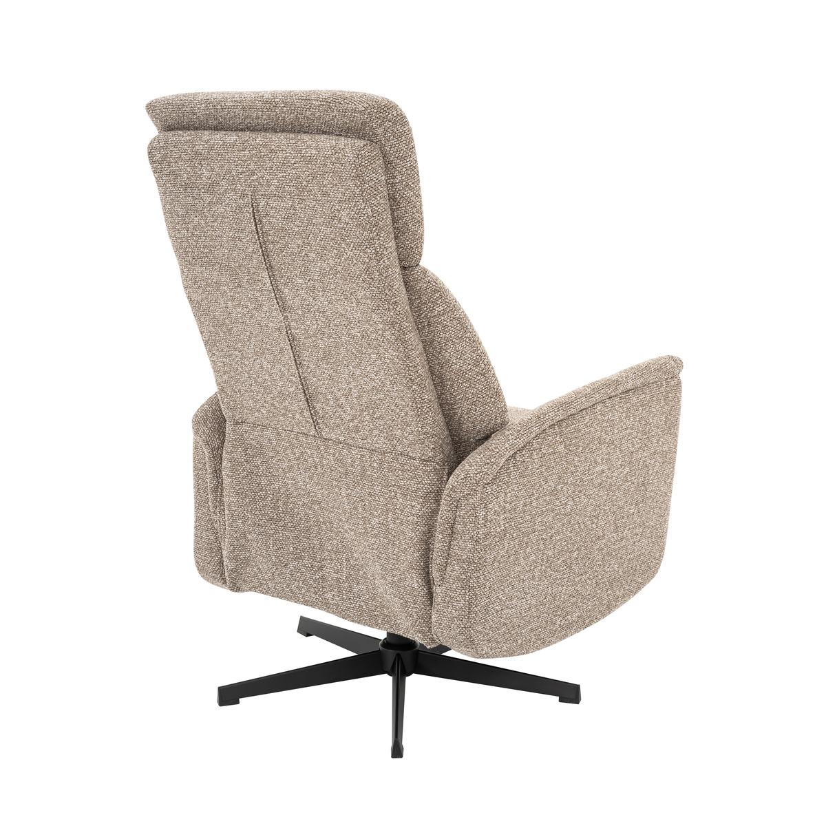 LABEL51 Fauteuil Helsinki - Mushroom - Manueel Verstelbaar - 73x86x114 cm