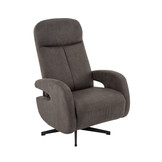 LABEL51 Fauteuil Esbjerg - Antraciet - Manueel Verstelbaar - 68x84x114 cm