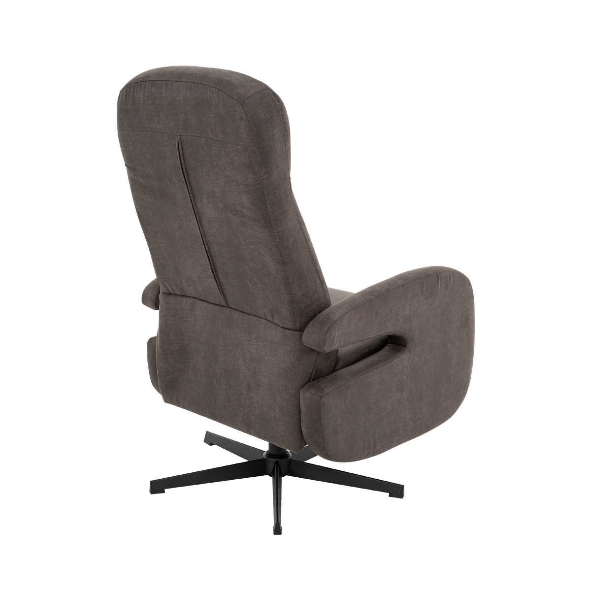 LABEL51 Fauteuil Esbjerg - Antraciet - Manueel Verstelbaar - 68x84x114 cm