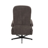 LABEL51 Fauteuil Esbjerg - Antraciet - Manueel Verstelbaar - 68x84x114 cm