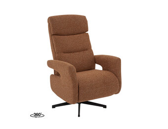 LABEL51 Fauteuil Copenhagen - Coral - Manueel Verstelbaar - 72x88x115 cm