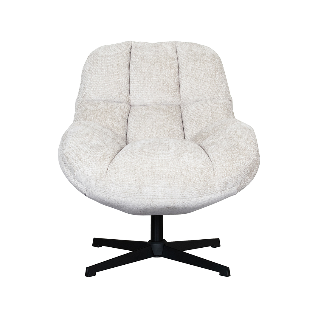 LABEL51 Fauteuil Huxley - Naturel - 76x86x92cm