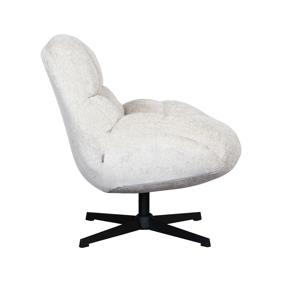 LABEL51 Fauteuil Huxley - Naturel - 76x86x92cm