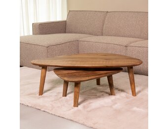 LABEL51 Salontafel Gregg - Nature Smooth - 110x64x38 cm