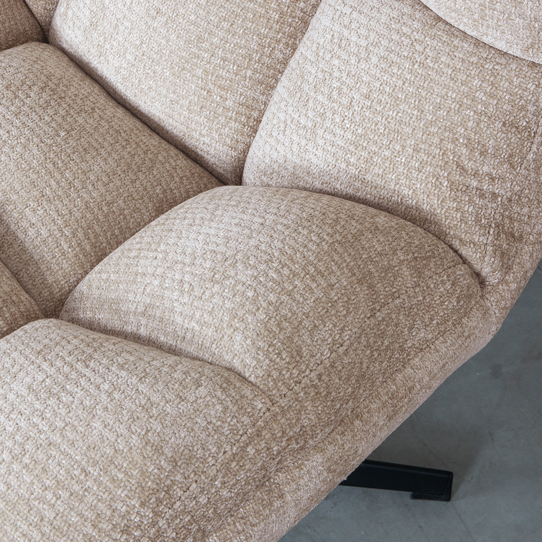 LABEL51 - Fauteuil Huxley - Clay - 86x76x92cm