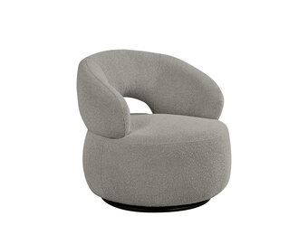 LABEL51 Fauteuil Nusenna - Mushroom - 82x81x73 cm