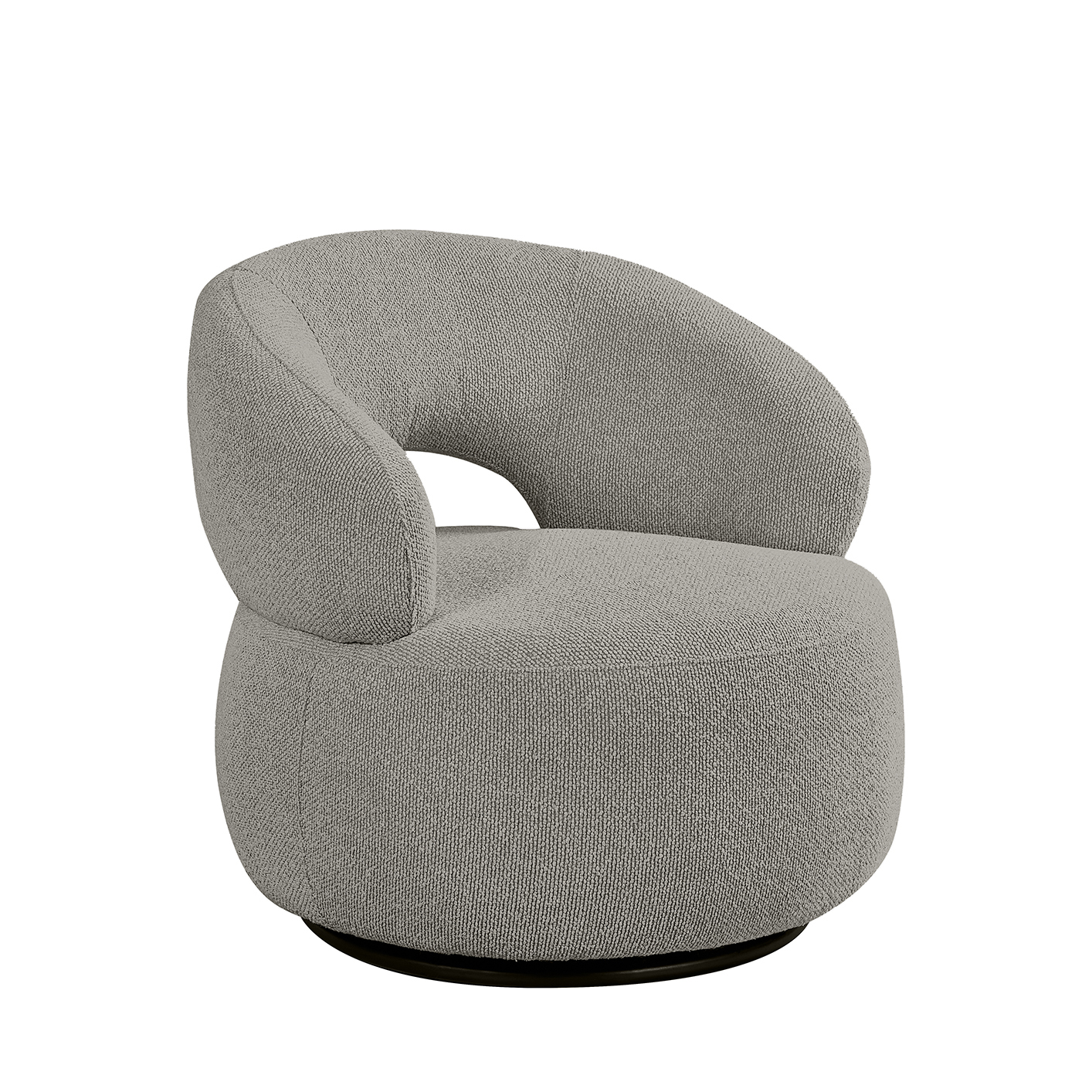 LABEL51 Fauteuil Nusenna - Mushroom - 82x81x73 cm