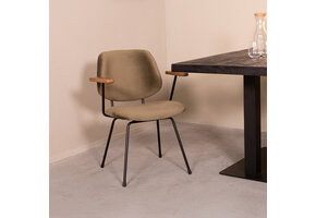 LABEL51 Eetkamerstoel Gastron - Hunter - 62x82x58 cm - Set van 2