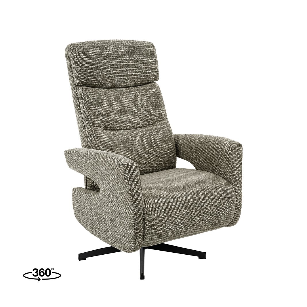 LABEL51 Fauteuil Tampere - Mushroom - 72x88x115 cm