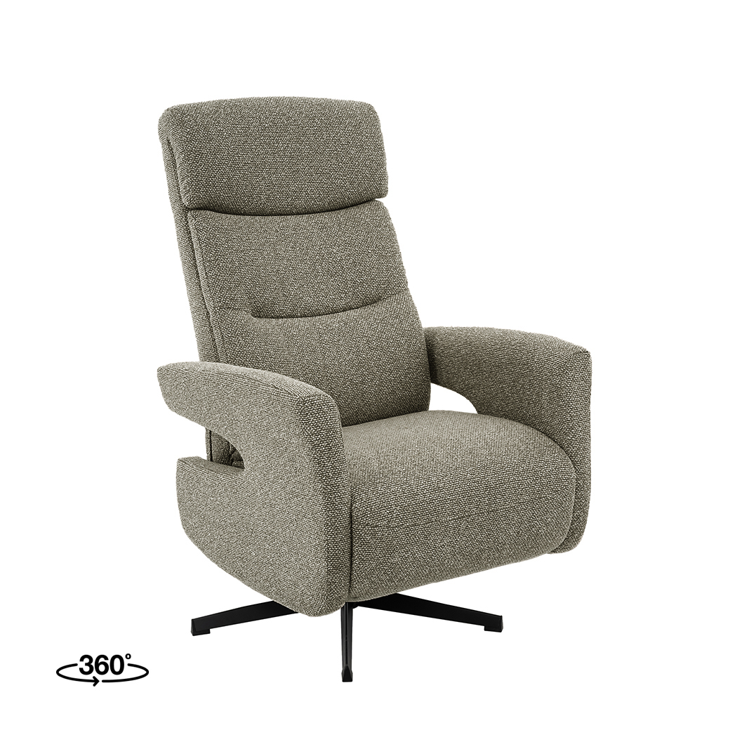 LABEL51 Fauteuil Tampere - Mushroom - 72x88x115 cm