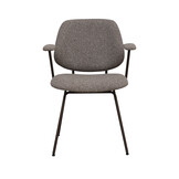 LABEL51 Eetkamerstoel Loreto - Mushroom - 51x82x59 cm - Set van 2