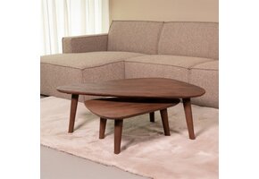 LABEL51 - Salontafel Gregg - Bruin - 64x110x38cm