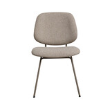 LABEL51 Eetkamerstoel Ravenna - Naturel - 60x82x59 cm - Set van 2