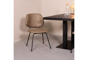 LABEL51 - Eetkamerstoel Bello - Moss - 58x48x82cm - Set van 2