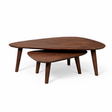 LABEL51 - Salontafel Gregg - Bruin - 64x110x38cm
