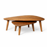 LABEL51 - Salontafel Gregg - Bruin - 64x110x38cm
