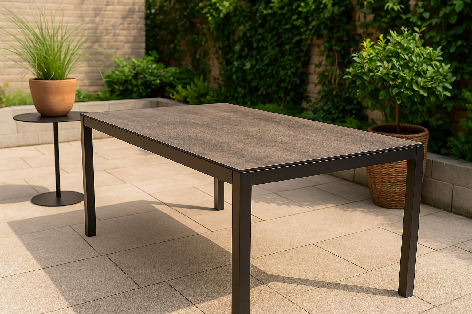 Sens-Line - Donna Tuintafel - 160x90cm - Antraciet