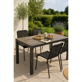 Sens-Line - Donna Tuintafel - 160x90cm - Antraciet