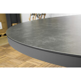 Sens-Line - Milano Tuintafel - Ø120cm - Antraciet