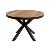 Sens-Line - Milano Tuintafel - Ø120cm - Houtkleur