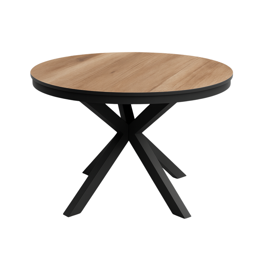 Sens-Line - Milano Tuintafel - Ø120cm - Houtkleur