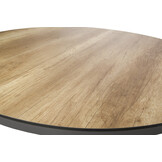 Sens-Line - Milano Tuintafel - Ø120cm - Houtkleur